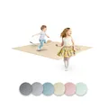 Ehrenkind® Krabbelmatte PRO | Extra dick und Soft | Made in Germany | Spielmatte Baby |Oeko-Tex 100 | Größe 180x180cm BEIGE