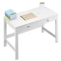 VEVOR kleiner Schreibtisch mit Schublade für Schlafzimmer, einfacher Arbeitstisch aus Holz zum Zeichnen, Lesen, rechteckiger Arbeitstisch aus MDF