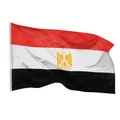 Ägypten Flagge Fahne Ägyptische Flaggen Fahnen 90X150cm Hissflagge Wappen