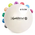 PEZZI Original Gymnastikball MAXAFE pearlwhite 75 cm Sitzball