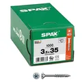 SPAX Universalschrauben T20 Senkkopf WIROX 0191010350355 3,5 mm x 35 mm, 1.000 St.