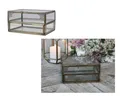 Chic Antique - Glasschattule Schmuckkästchen Glas Box 2 Fächer 74011013