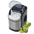 Sommertal Eiswürfelmaschine Eiswürfelmaschine EM12C, Ice Maker, schnelle Eisherstellung ab 6 Minuten, 12kg pro Tag