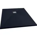 Schulte Duschwanne ExpressPlus Extraflach Rechteck 120 cm x 90 cm Anthrazit