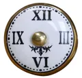 Möbelgriff Schubladengriff Griff Knauf Porzellan Motiv Uhr Chic Antique 39082119
