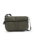 Kipling IZELLAH Mittelgroße Umhängetasche, Green Moss (Grün)