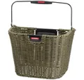 KlickFix Fahrradkorb KLICKfix Fahrradkorb Structura Retro olive 25x34x27 cm