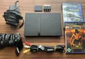 Sony Playstation 2 Konsole Slim Set + Controller, alle Kabel, PS2 Spiele