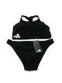 Adidas Bikini Schwarz-Weiß Y-Rücken Chlorresistent Gr. 44 Damen