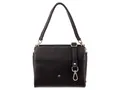 Prato Umhängetasche J172-P Handtasche Damen Rindleder black