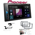 Pioneer Multimedia Autoradio Bluetooth DAB+ für Opel Astra H charcoal metallic