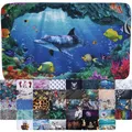Sanilo Badteppich, viele schöne Badematten zur Auswahl, Badvorleger sehr weich und rutschfest, waschbar und schnelltrocknend (Delphin, 70 x 110 cm)