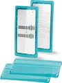 Genius Nicer Dicer Chef Professional Gemüseschneider Reib-Einsätze- Set 2-tlg.- Zubehör, Julienne Reibe-Einsatz, Feiner Reibe-Einsatz, Schutzabdeckung