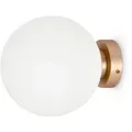Maytoni Wandleuchte Modern, Weiß, Gold, Metall, Glas, Kugel,Kugel, 20x20x23 cm, CE, gleichmäßige Lichtverteilung, Lampen & Leuchten, Innenbeleuchtung, Spots & Strahler, Wandstrahler