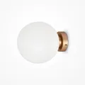 Maytoni Basic form Wandleuchte, Wandlampe E14 Gold-Farbe 20cm