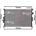 VAN WEZEL 18012709 Kühler Wasserkühler Motorkühler für FORD Kuga Mk2 (DM2)