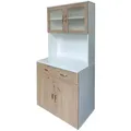 HTI-Living Küchenschrank Blanca Weiß Artisaneiche Küchenschrank Blanca Weiß Artisaneiche