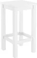 Weißer Barhocker Tresenhocker Kiefer Massivholz wählbar in 60 cm oder 80 cm V-90.71-44-45W