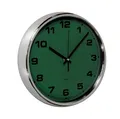 Capventure Wanduhr Cabanaz Wanduhr Ø30cm dunkel Grün Uhr Bürouhr Wohnzimmeruhr Küchenuhr