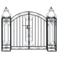 Port Decorative 122x20.5x100 cm Schmiedeeisen