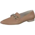 Paul Green Leder-Slipper in Hellbraun - 38