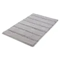 Kleine Wolke Badteppich Monrovia 60 x 100 cm Polyester Grau Platin