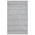 Kleine Wolke Badteppich Monrovia, Platin, Textil, Streifen, rechteckig, 60x100 cm, Textiles Vertrauen - Oeko-Tex®, für Fußbodenheizung geeignet, rutschhemmend, Badtextilien, Badematten