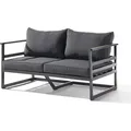 Sieger Sydney Lounge 2- Sitzer Sofa eisengrau/grau - Eisengrau