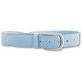 BERND GÖTZ Ledergürtel mit geriffelter Oberfläche blau 110