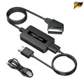 Scart zu HDMI Adapter mit HDMI Kabel und Scart Kabel 720P 1080