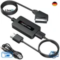 Scart auf HDMI Konverter mit HDMI Kabel und Scart Kabel