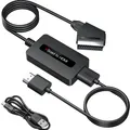 Scart zu HDMI Konverter, HDMI Kabel, Scart Kabel, Full HD, Schwarz