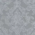 Tadessi Tapete Barock Giulia M1 No 2144 Vliestapete Grau Weiß Ornament Klassik