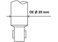 KYB Stoßdämpfer 3438001 Hinterachse für Vaughall Citroën Opel Peugeot