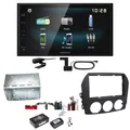 Kenwood DMX-125DAB Bluetooth MP3 USB Digitalradio Einbauset für Mazda MX-5 NC