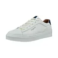 bugatti man Herren sportliche Schnürer, Männer Sneaker,Men,Halbschuhe,straßenschuhe,Strassenschuhe,Sportschuhe,leger,Offwhite (2100),45 EU/EU UK