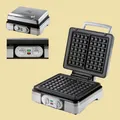 Domo DO9149W Waffeleisen / Waffelautomat für belgische Waffeln - Zeitschaltuhr