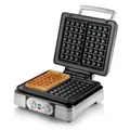 DOMO DO 9149W Waffeleisen Waffelautomat Metallic-Design 1400W DO9149W DO 9149 W