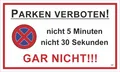 Hermann Schütz Schild Parken verboten...