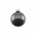 Giftcompany Weihnachtsbaumkugel Opal Dunkelgrau Ø 8 cm