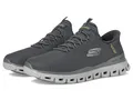 Skechers Glide-Step Noxus Herren-Sneaker zum Reinschlüpfen, Dunkelgrau, 46 EU