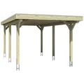 SKANHOLZ Carport "Spessart", BxT: 355 x 604 cm, Firsthöhe: 243 cm, unbehandelt - beige