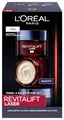 L'Oréal Paris Gesichtspflege Set, Anti-Aging Tagespflege und Nachtpflege mit 3-fach Wirkung - mit Pro-Retinol, Hyaluron und Vitamin C, Revitalift Laser, 2 x 50 ml
