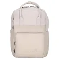 Kenorada Rucksack Leisure S | Moderner Daypack mit 11"-Laptopfach | Leichter Tagesrucksack mit verstellbaren Schulterriemen | Zwei Außenfächer & praktische Steckfächer (beige)