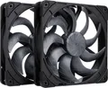 Noctua NF-A14x25 G2 PWM Sx2-PP chromax.black Gehäuseluefter 140 mm 2 Stueck - Gehäuse-Lüfter - 1.500 rpm (NF-A14X25 G2 PWM SX2-PP CH.BK)