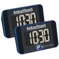 dnt 2er-Spar-Set Elektronische Parkscheibe ParkScreen, automatische Parkzeiteinstellung, Rückdisplay