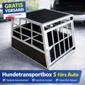 Hundetransportbox S fürs Auto – Stabile Reisebox & Hundebox Transportkäfig