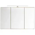 Spiegelschrank Florida Eichefarben mit LED