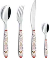 24 tlg. Besteckset COUNTRY LIFE Bauernhof Stahl + Kunststoff EASY LIFE