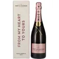 Moët & Chandon Champagne ROSÉ IMPÉRIAL Brut Love 12% Vol. 0,75l in Geschenkbox